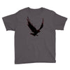 black raven with red eye Youth Tee