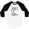 I Wear Grey For My Grand Daughter (Brain Cancer Awareness) 3/4 Sleeve Shirt