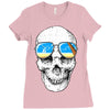 skull holiday Ladies Fitted T-Shirt