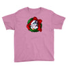 christmas wreath bluebie bust by bluekazenate Youth Tee