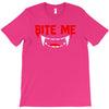 bite me halloween vampire teeth T-Shirt