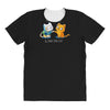 finn the cat &amp; jake the cat All Over Women's T-shirt