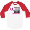 U=U Undetectable = Untransmittable 3/4 Sleeve Shirt