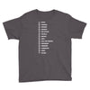 beard length chart Youth Tee