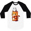 brave kitty 3/4 Sleeve Shirt