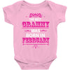 The Best Grammy Was Born In February Baby Onesie