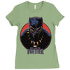 black panther Ladies Fitted T-Shirt