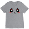 panda face V-Neck Tee