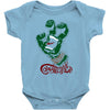 screaming mutant hand Baby Onesie