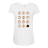 charlie moticons Maternity Scoop Neck T-shirt