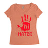 hai hater trending Women's Triblend Scoop T-shirt