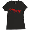 carnivore logo red Ladies Fitted T-Shirt