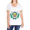 angel christmas Ladies Curvy T-Shirt