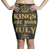 kings are born in july Pencil Skirts