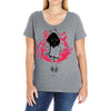 shadow cat Ladies Curvy T-Shirt