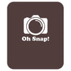 oh snap camera Mousepad