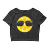 Lemon with Glasses Crop Top