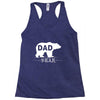dad bear Racerback Tank