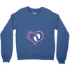 Custom baby girl name maternity design Crewneck Sweatshirt