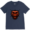 evil face V-Neck Tee