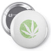 cannabis finger printing Pin-back button