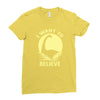 believe in nessie Ladies Fitted T-Shirt