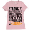 Strong Independent Motivated Libra Ladies Fitted T-Shirt