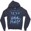i have two tıtles aunt and dogmom an i rock them both flowers Zipper Hoodie