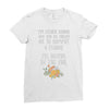 ice cream or a felony Ladies Fitted T-Shirt
