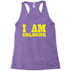 i am cologne Racerback Tank