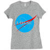logic nasa Ladies Fitted T-Shirt
