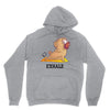 yoga pug exhale Unisex Hoodie