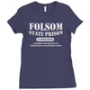 folsom state prison Ladies Fitted T-Shirt