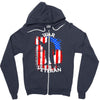 war veteran Zipper Hoodie