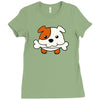 mobbu puppy Ladies Fitted T-Shirt