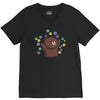 dorp bear V-Neck Tee