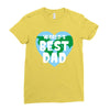 World's Best Dad Looks Like Ladies Fitted T-Shirt