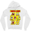 7 menopausal dwarfs, ideal gift or birthday present. Zipper Hoodie