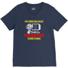 i'm here because you broke something V-Neck Tee