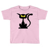 black cat Toddler T-shirt