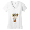 Deve kuşu Women's V-Neck T-Shirt