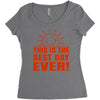 best day (2) Women's Triblend Scoop T-shirt