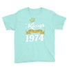 kings are born in 1974 Youth Tee
