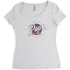 pop's barber shop Women's Triblend Scoop T-shirt