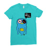 uberpup hey brain cakes! Ladies Fitted T-Shirt