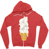 doodle Zipper Hoodie