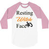 resting witch face   fall t shirt   funny halloween 3/4 Sleeve Shirt