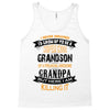 Super Cool Grandson Of A Freaking Awesome Grandpa Tank Top
