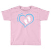 Baby Boy with Heart Any Name Customized Toddler T-shirt