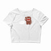 domo kun japanese tv, anime, manga comics Crop Top